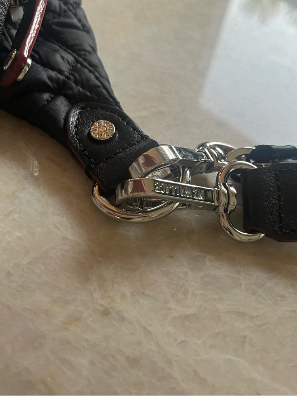 MZ Wallace Quilted Black Crosby Sling - Picture 6 of 14